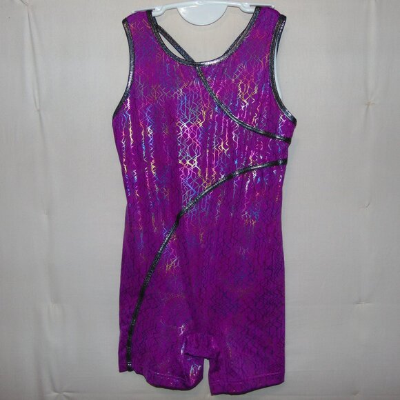 Danskin Now Violet Biketard XL (14-16) - Picture 1 of 6